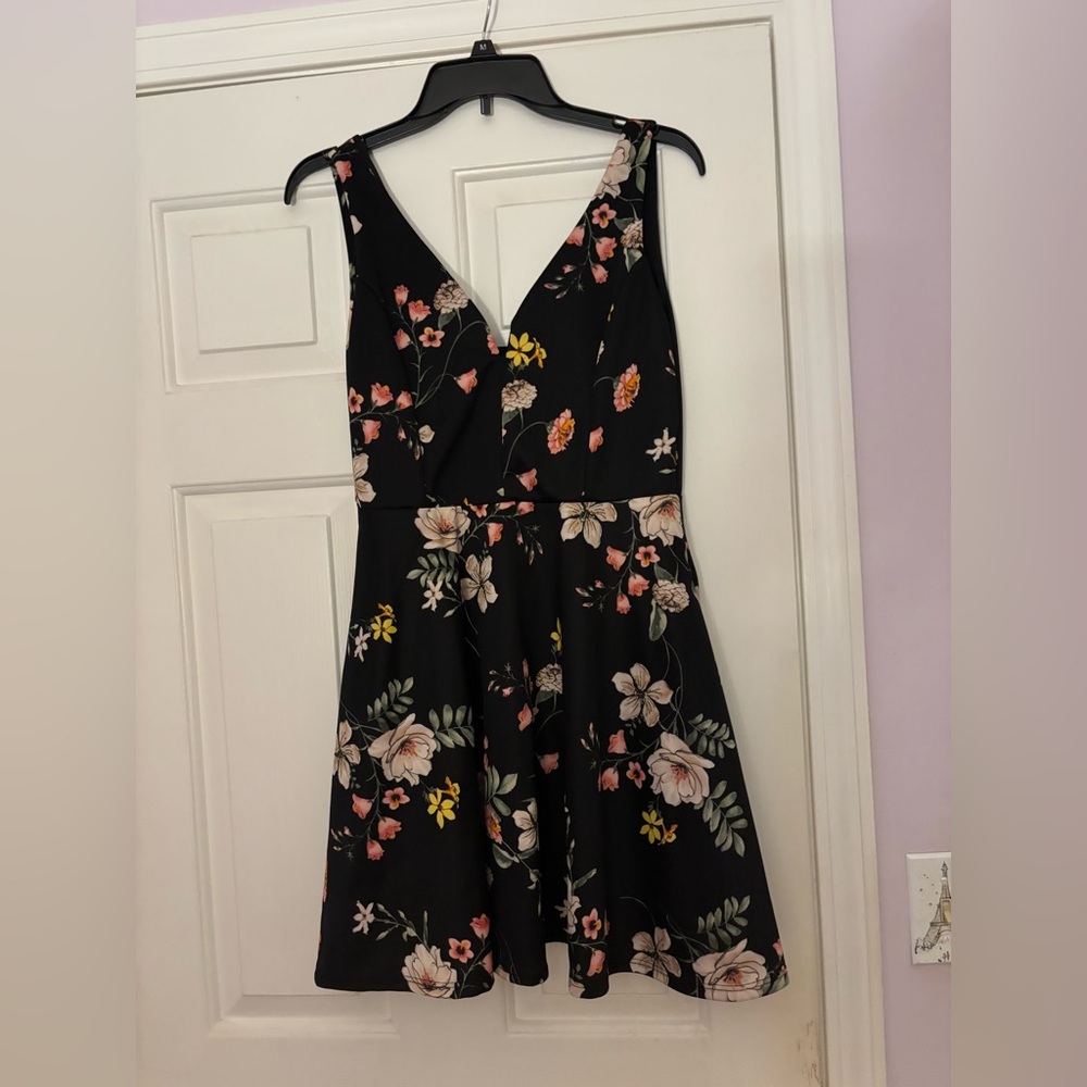 Altar’d State Black Mini Dress (Size L)